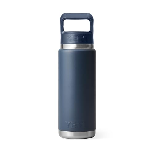YETI Rambler 750 ml Flask with Straw Lid, Navy