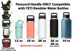 Yeti Rambler Paracord Handle - Black Speckled
