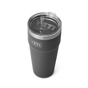 YETI Rambler 26 oz Charcoal Straw Cup
