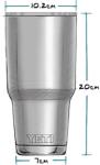 YETI 30 oz Rambler Tumbler, Stainless Steel, Alpine Yellow