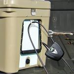 Heavy Duty Cooler Lock Brackets with Bottle Opener