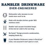 YETI Rambler 10 oz Stainless Steel Tumbler - Rescue Red