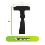 Yeti Replacement Lid Latches - Black Rubber 2-Pack