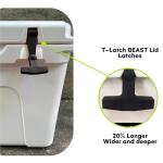 Yeti Replacement Lid Latches - Black Rubber 2-Pack