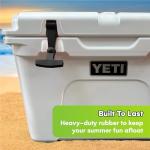 Yeti Replacement Lid Latches - Black Rubber 2-Pack