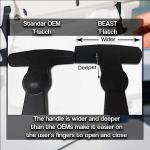 Yeti Replacement Lid Latches - Black Rubber 2-Pack