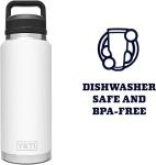 YETI 36 oz Vacuum Insulated Chug Bottle - White