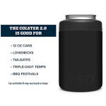 YETI Rambler 12 oz Colster Can Insulator, Black