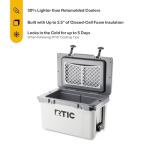 Ultra-Light 32 Quart Insulated Cooler – White & Grey