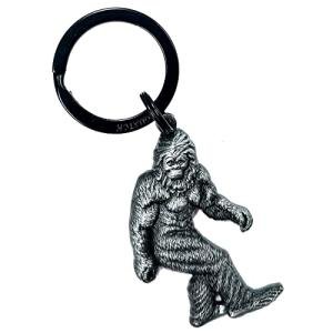 Sasquatch Pewter Keychain for Bigfoot Fans