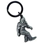 Sasquatch Pewter Keychain for Bigfoot Fans