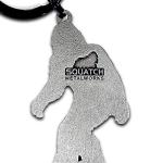 Sasquatch Pewter Keychain for Bigfoot Fans