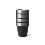 YETI Black Shot Glasses Set with Case