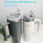 Cute Cowboy Hat Silicone Straw Covers for Stanley Cups