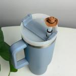 Cute Cowboy Hat Silicone Straw Covers for Stanley Cups