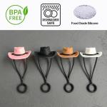 Cute Cowboy Hat Silicone Straw Covers for Stanley Cups