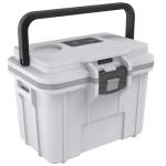 Pelican 8QT Cooler and Dry Box - White/Grey
