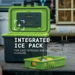 Pelican 8QT Cooler and Dry Box - White/Grey