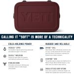 YETI Hopper Flip 18 Soft Cooler, Wild Vine Red