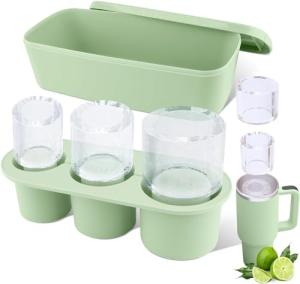 Yeti-Style Silicone Ice Mold for Tumbler