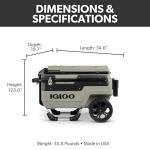 Igloo Trailmate Wheeled Cooler 70 QT, 112 Can Capacity