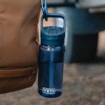 YETI Yonder Bottle Navy Straw Cap