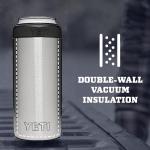 YETI Rambler 12 oz Slim Can Insulator, Black
