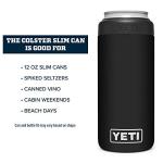 YETI Rambler 12 oz Slim Can Insulator, Black