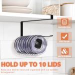 Tumbler Lid Organizer for Up to 10 Lids