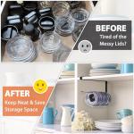 Tumbler Lid Organizer for Up to 10 Lids