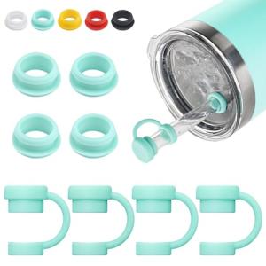 YETI Cup Silicone Straw Cover Set - Seafoam