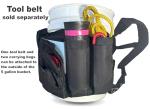 Bucket Backpack for Fishing, Apple Picking, Sports