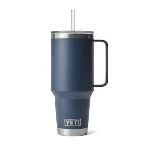 YETI 42 oz Rambler Tumbler with Handle & Straw