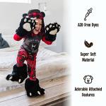 Cute Yeti Paw Mittens and Slippers Set