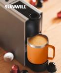 Insulated Coffee Mug with Handle - 14 oz Orange