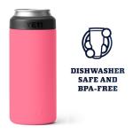 YETI Rambler 12 oz Slim Can Insulator - Tropical Pink