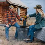 YETI Rambler Wine Chiller - Big Wave Blue