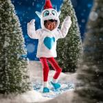 Cozy Yeti Hoodie Set with Sculpted Slippers