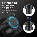 Adjustable Car Cup Holder Expander for Yeti Bottles