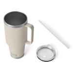 YETI 42 oz Rambler Tumbler with Handle & Straw