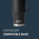 YETI Rambler 20 oz Black Travel Mug