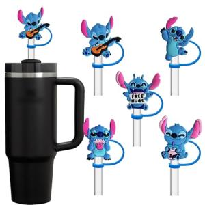 Silicone Straw Toppers for Stanley Cup - 5 Pack