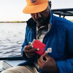 YETI 7 oz Flask with Funnel - Rescue Red