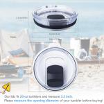3 Pack Magnetic Slider Lids for YETI Tumblers