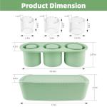 Yeti-Style Silicone Ice Mold for Tumbler