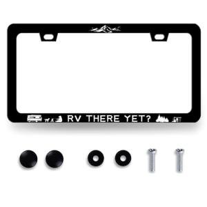 Yeti RV License Plate Frame - Camping Fun Decor