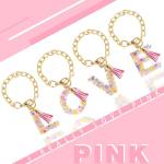Cute Pink Initial Charm for Stanley Cup
