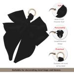 Yeti-Compatible Pinefolk Keychain - Black Bowknot