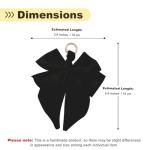 Yeti-Compatible Pinefolk Keychain - Black Bowknot