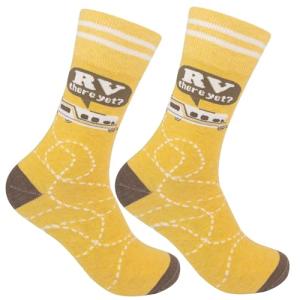 Funny "There Yet?" RV Socks for Campers